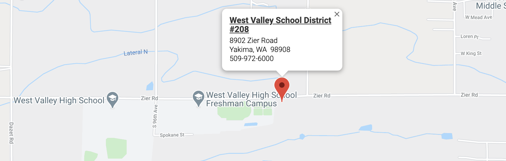 Wvsd google maps