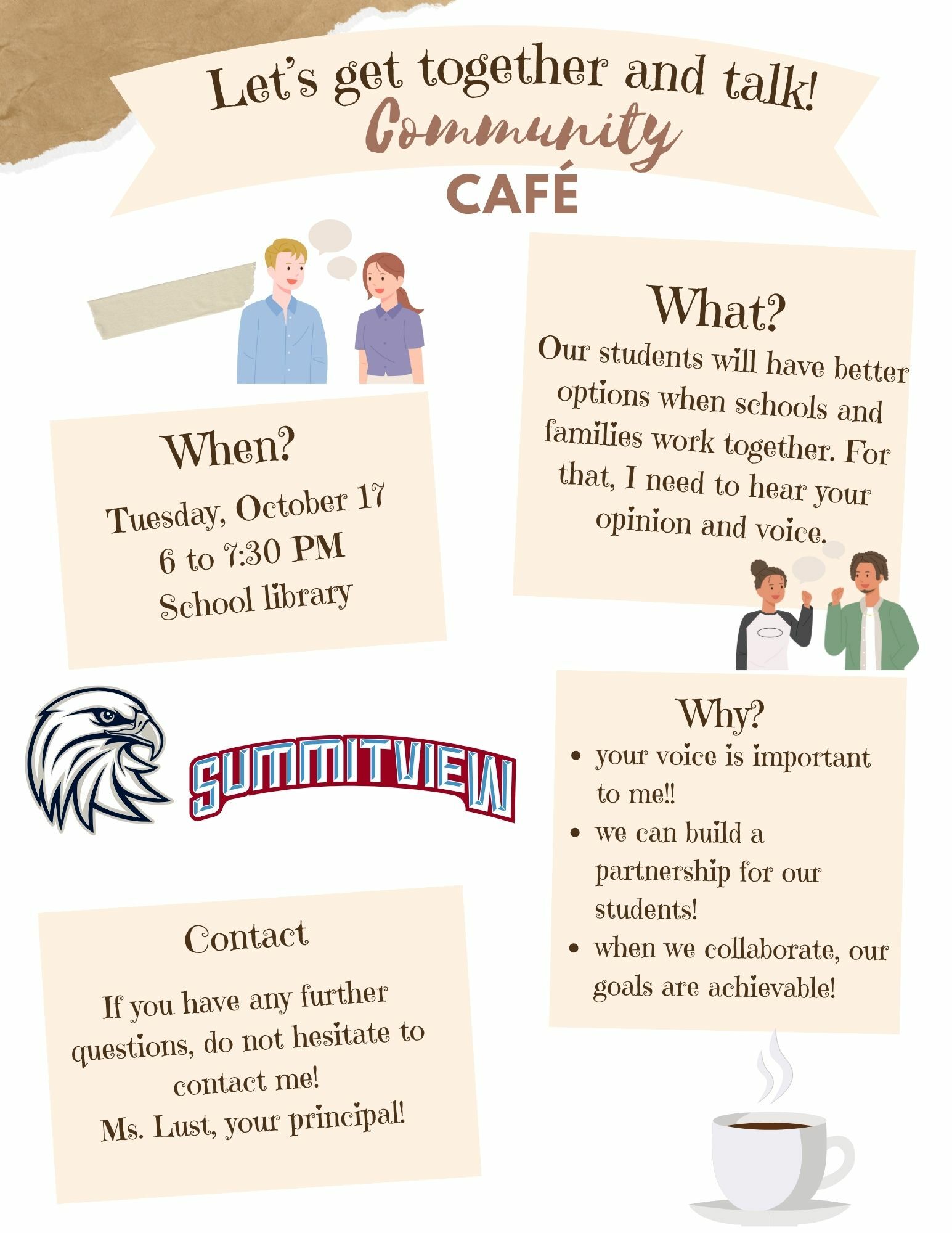 Community Café ENGLISH